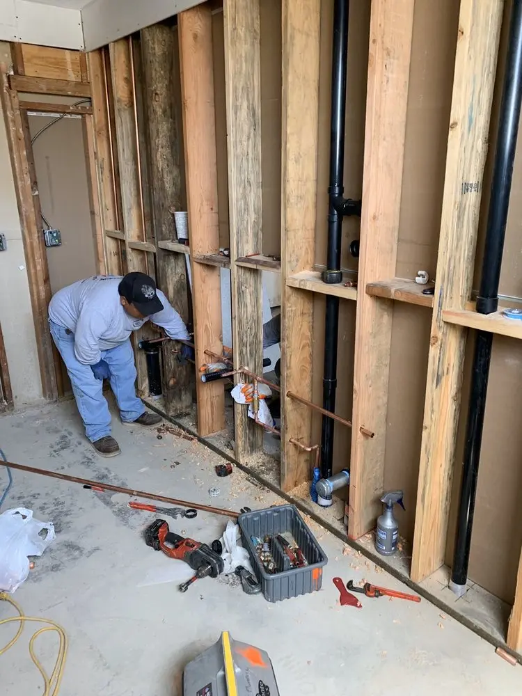 Commercial rough-in plumbing for Water Heater Replacement in Woodcrest